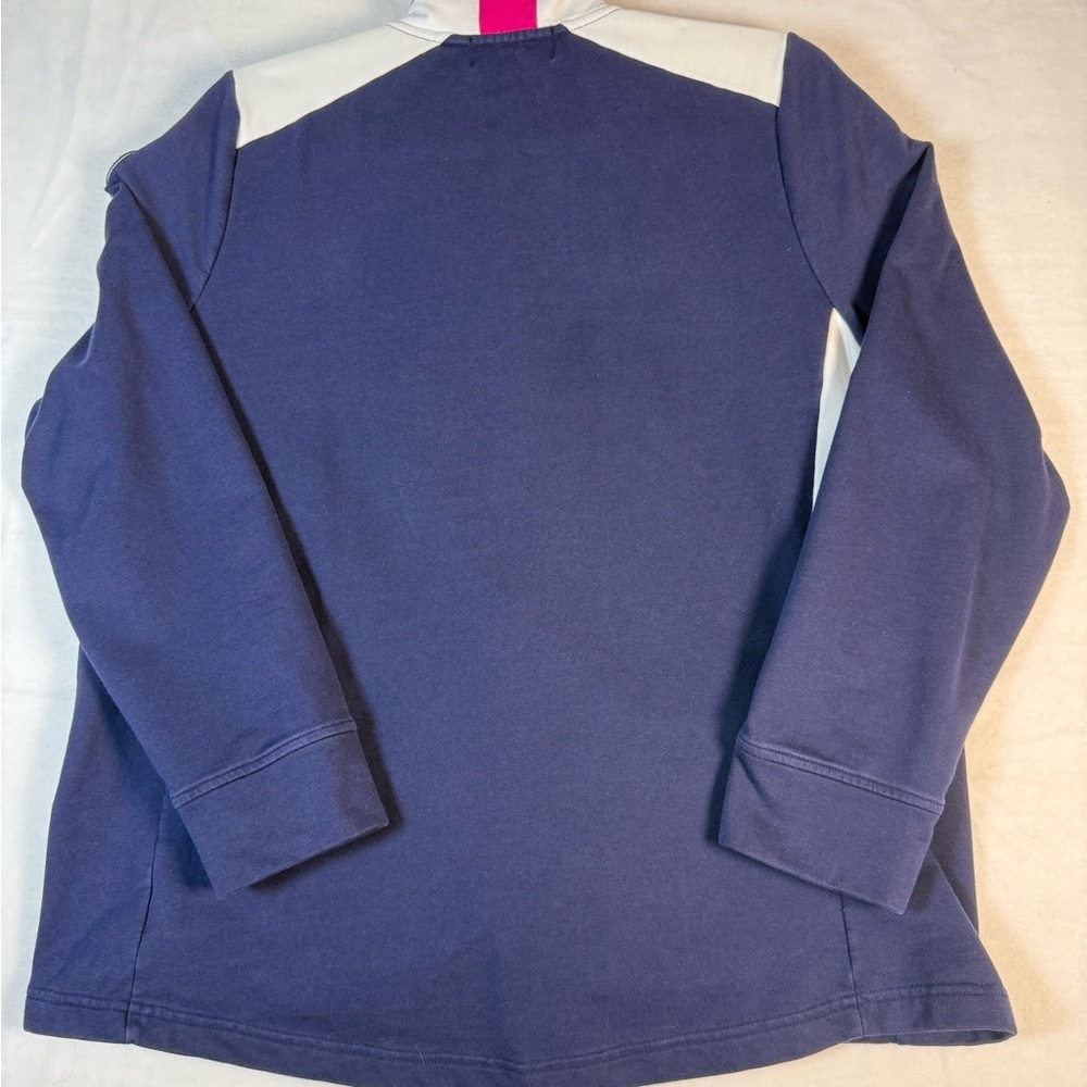 Lauren Ralph Lauren Activewear Blue, White and Pink Zip-up Jacket Size 1X - Picture 10 of 11